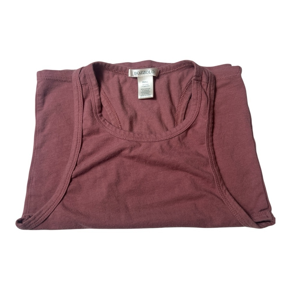 Cozy Ribbed Racerback Tank Top - Mauve - Picture 5 of 5